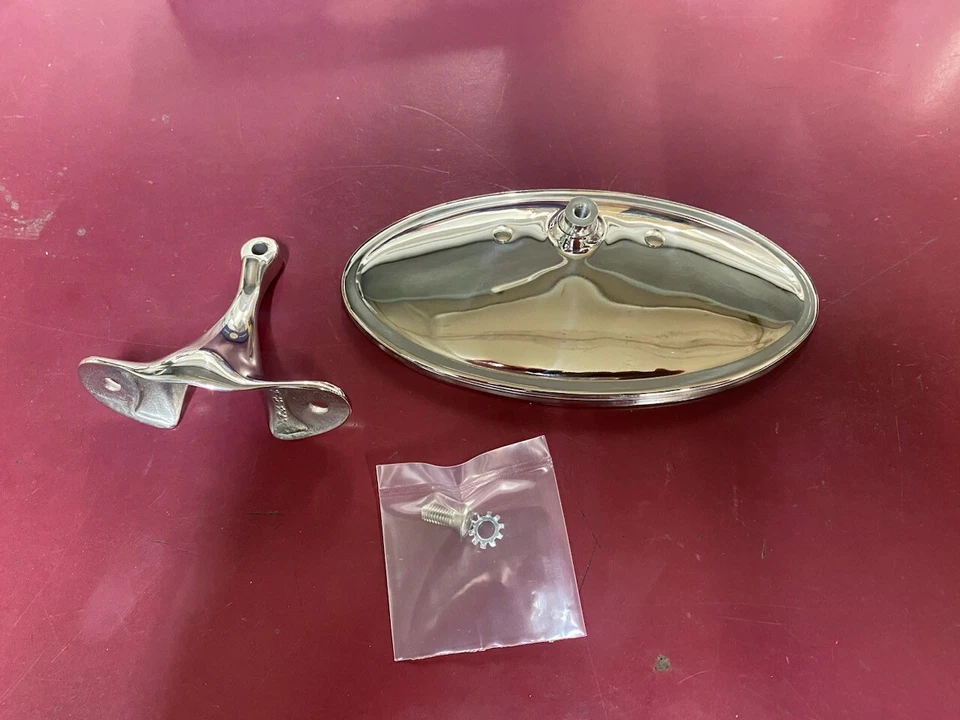 Espejo retrovisor interior Ford 1940 cerrado coche y camioneta. NUEVO. INO INOXIDABLE Foto 1 de 1