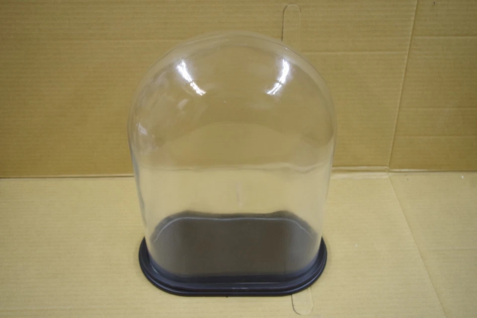 Glasdom Glasglocke Glassturz mit  Sockel  41 cm hoch x 29 cm x 17 cm  Uhrensturz - Bild 1 von 4