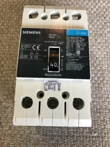 SIEMENS NGG NG3B040L NGG3B040 SCHUTZSCHALTER 40 AMP 3P 3 POLIG 480V - Bild 1 von 5