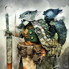 ThreeA 3A TK 1/6 GOREI+TSUKI Shogun Dumper Ashley Wood Tomorrow King -Popbot WWR