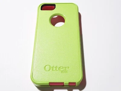 Otterbox Commuter Series Phone Case For iPhone 5 5s - Glow Green / Blaze pink - Image 1 of 4