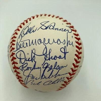1960 Pittsburgh Pirates World Series Champs Team Signed Baseball 20 Sigs JSA COA - Image 1 of 4