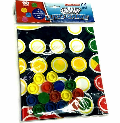 LUDO GIANT PLAYMAT OUTDOOR INDOOR LIVING ROOM GARDEN SUMMER HOLIDAYS FUN - Image 1 of 3