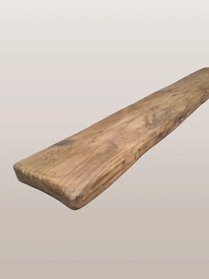 Rustic Floating Wooden Chunky shelf with brackets Radiator shelf Reclaimed 15cm - Image 1 of 4