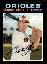 2020 Topps Heritage Base #357 Chance Sisco - Baltimore Orioles