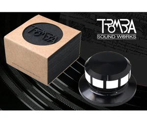 Black TROMBA turntable aluminum stabilizer lid vinyl accessorie *1pcs - Picture 1 of 4