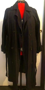 Denim Trench Coat Size 18 Sussan Long Double Breasted. Fits 14-18! - Picture 1 of 10