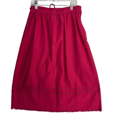 Cinturón tejido rosa fucsia Panther de colección midi años 70 60 corbata dobladillo deshilachado USA UNION 5/6 24 Foto 1 de 4