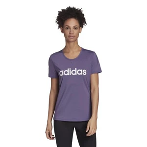 adidas Womens Design 2 Move Logo T-Shirt - Purple / Large - Picture 1 of 5