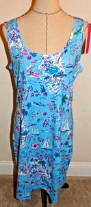 LILLY PULITZER Newberri Tank Dress "LILLY'S ROADTRIP" Size XL NWT - Picture 1 of 5