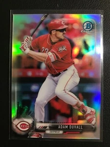 Bowman Chrome #'D/499 2017 refractor #38 Adam Duvall - Imagen 1 de 2