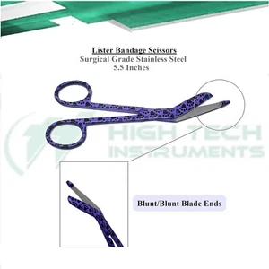 Lister Bandage Scissors 5.5" Surgical Medical Instruments First Aid Fine Tools - Picture 1 of 3