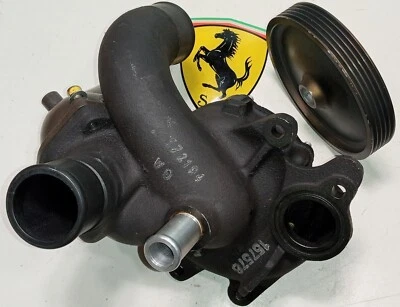 Cuerpo de bomba de agua Ferrari 456 550_polea_153199_carcasa de termostato_NUEVO_GENUINO_OE Foto 1 de 4