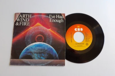45 TOURS EARTH WIND AND FIRE I'VE HAD ENOUGH - Photo 1/2