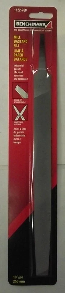 Benchmark 08650N 1122-760 10" Molino Bastardo Corte Archivo Sin Mango Foto 1 de 1