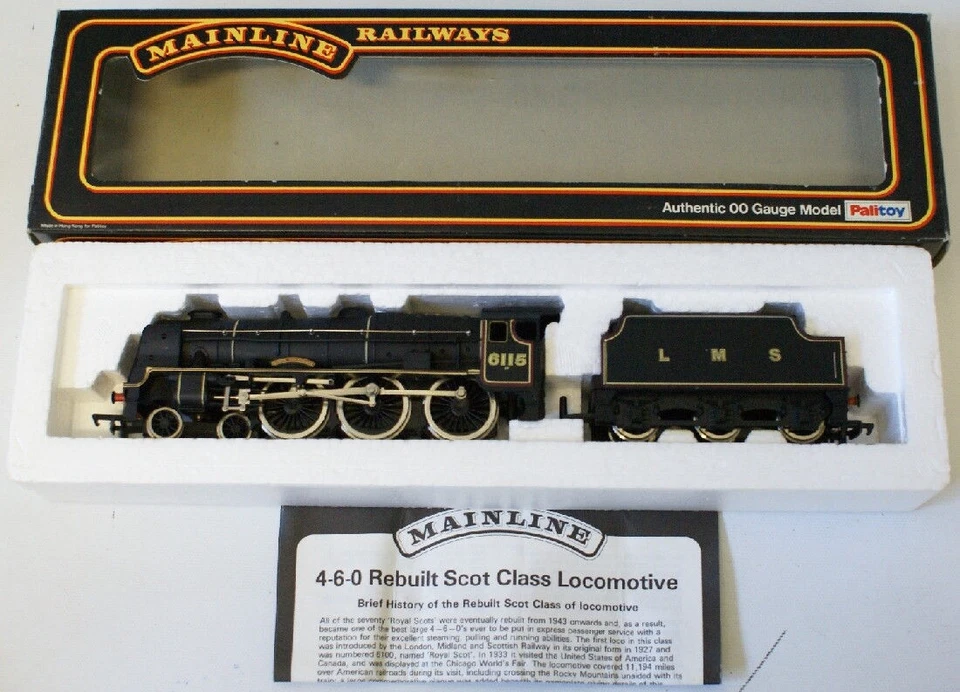 Mainline Palitoy OO 4-6-0 GP Rebuilt Scot Class Locomotive LMS 6115, #37-056 - Image 1 of 1