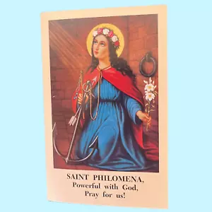 Saint Philomena Novena Prayer Card - Picture 1 of 3
