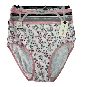 Laura Ashley Damen Höschen Gr. Medium Pkg/5 Slips mehrfarbig defekt Hänger - Bild 1 von 7