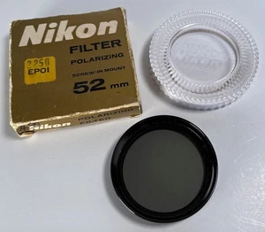 Nikon 52mm Circular Polarizer Filter with case - Picture 1 of 5