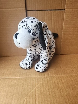 Webkinz Musical Notes Ganz Puppy Dog Stuffed Plush NO CODE - Image 1 of 4