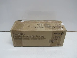 GENUINE XEROX 106R01395 (PHASER 6280) BLACK HIGH-CAPACITY TONER CARTRIDGE - Picture 1 of 2