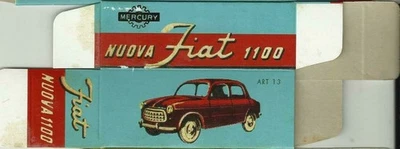 0042e. MERCURY 1/48 Scatola replica Mercury/ Mercury Replica box FIAT 1100 - Immagine 1 di 2