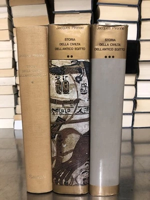 STORIA DELLA CIVILTA' DELL'ANTICO EGITTO - 3 Volumi - PIRENNE - SANSONI - Immagine 1 di 2