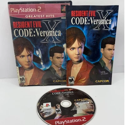 Resident Evil Code Veronica X Playstation 2 Greatest Hits CIB Tested - Image 1 of 3