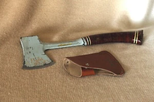 Vintage Estwing 24A Hatchet (Original Paint) With #1 Sheath USA Camping Axe - Picture 1 of 17