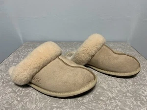 UGG Australia Scuffette II Beige Suede Slipper 7 5661 - Picture 1 of 6