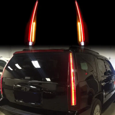 LED Smoked Tail Lights For 2007-2014 GMC Yukon Chevrolet Chevy Tahoe/Suburban - Image 1 of 4