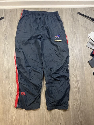 Vintage Buffalo Bills Navy Sweatpants Track Suit Pants NFL Apparel Men Size L Cover