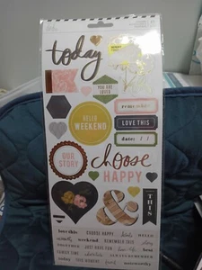 Heidi Swapp Stickers "Today", "ChooseHappy", "Hello Weekend", Qk Ship! - Picture 1 of 2