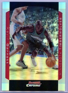 KEVIN GARNETT 2004-05 BOWMAN CHROME REFRACTOR 300/300 💎 Last One Made 🔥
