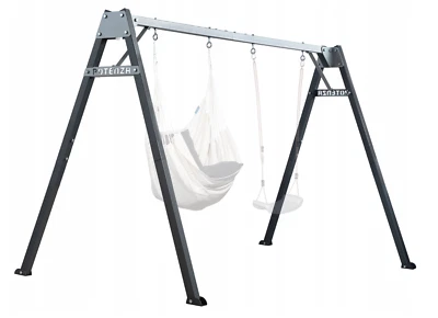 ORBITREX.EU Hängmatte&Schaukelgestell Kinderschaukel Gartenschaukel Stahl Doppelschaukel