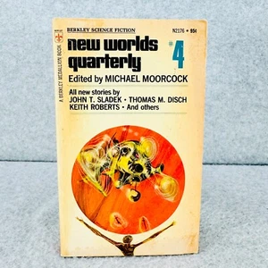 NEW WORLDS QUARTERLY 4 Editor Michael Moorcock Vtg Sci Fi Anthology Paperback - Picture 1 of 6
