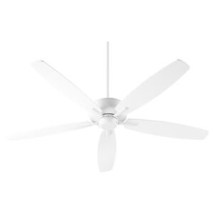 Quorum Breeze 60" Ceiling Fan, Studio White - 7060-8
