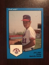 1989 Procards #1288 - Jeff Gray - Nashville Sounds