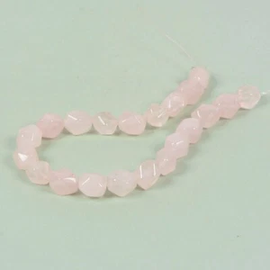 K30662 10mm Rose quartz Faceted round loose beads 7" - Picture 1 of 2