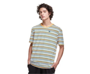 Champion Cham Yarn Dye Striped Tee Mens Active Shirts & Tees - Picture 1 of 1