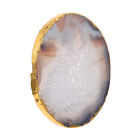 Achat-Kristall-Untersetzer Geode fr Getrnke, Bar, Bro (7,6-10,2 cm)