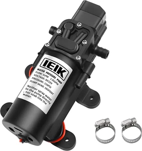 Bomba de diafragma de 12 voltios 5LPM 1,35 GPM 116PSI bomba pulverizadora autocebante 12 V CC libre - Imagen 1 de 12