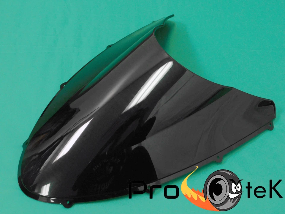 07-2013 Ducati 848 1098 1198 ABS Smoke Black Double Bubble Windscreen Windshield - Изображение 1 из 2