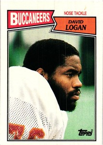 1987 Topps Football Set-Break #391 David Logan NR-Mint - Free Shipping