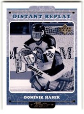 1999-00 Upper Deck Retro Distant Replay Dominik Hasek #DR8 Buffalo Sabres