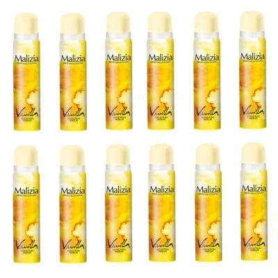 MALIZIA DONNA deodorant deo VANILLA / Vanille 12x 100ml