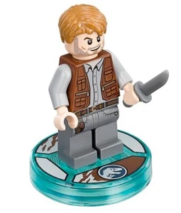 LEGO Dimensions Jurassic World Minifigure Owen Only w Base Tag w Acc - New - Picture 1 of 1