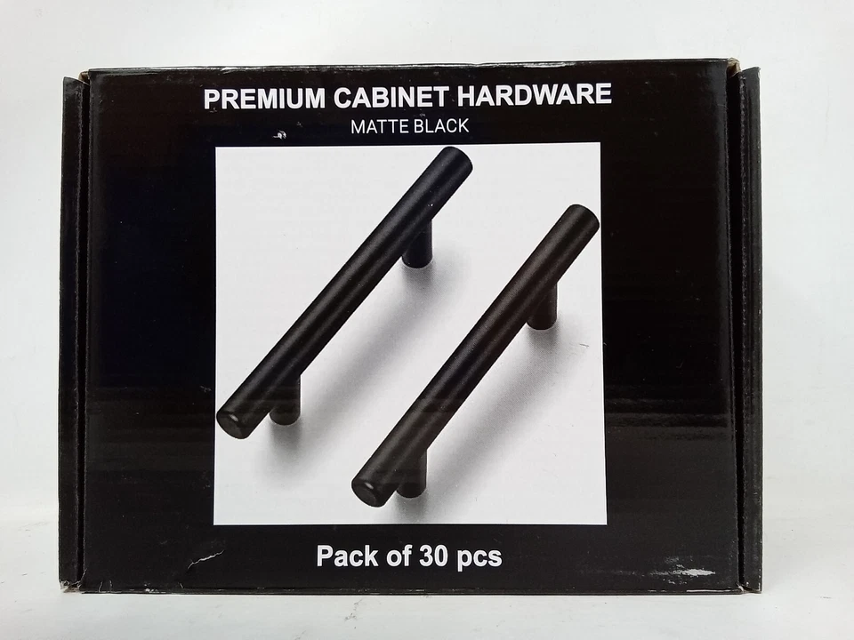 MSI Premium Cabinet Hardware Matte Black Pack of 30 Handles & Ships