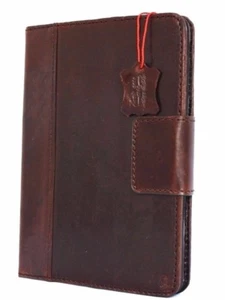 Funda rígida de cuero completa genuina para Apple iPad 3 2 ranuras para tarjetas de crédito Slim Davis - Imagen 1 de 8