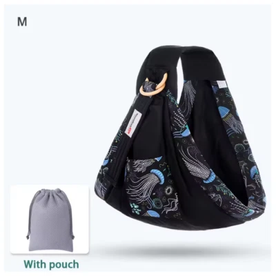 Baby Wrap Newborn Sling Dual Use Infant Nursing Cover Carrier Mesh - Image 1 of 4